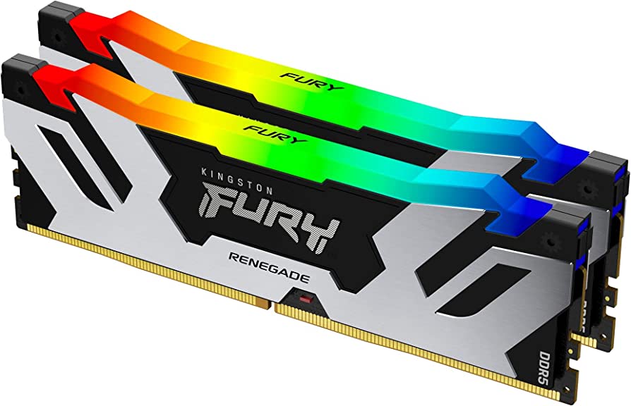 Kingston Technology Fury Renegade RGB 32GB 2x16GB 6400MT/s DDR5 CL32 DIMM Desktop Memory
